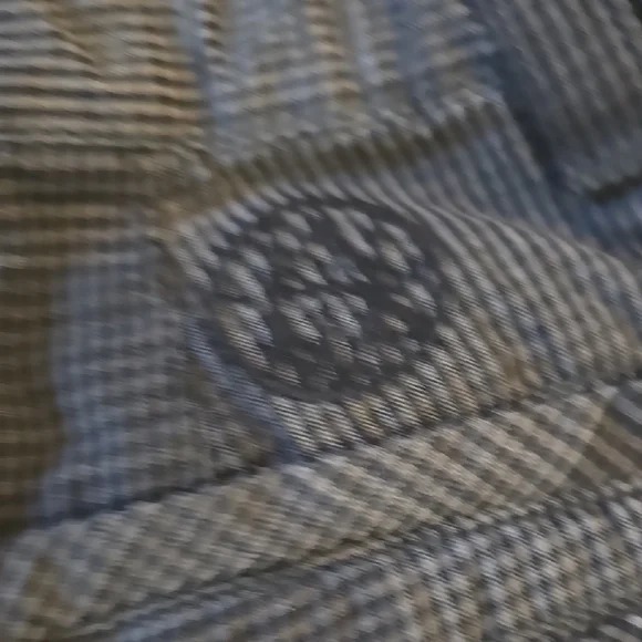 Tony Hawk Kids Checkered Shorts - Blue and Gray 8 - Picture 4 of 6